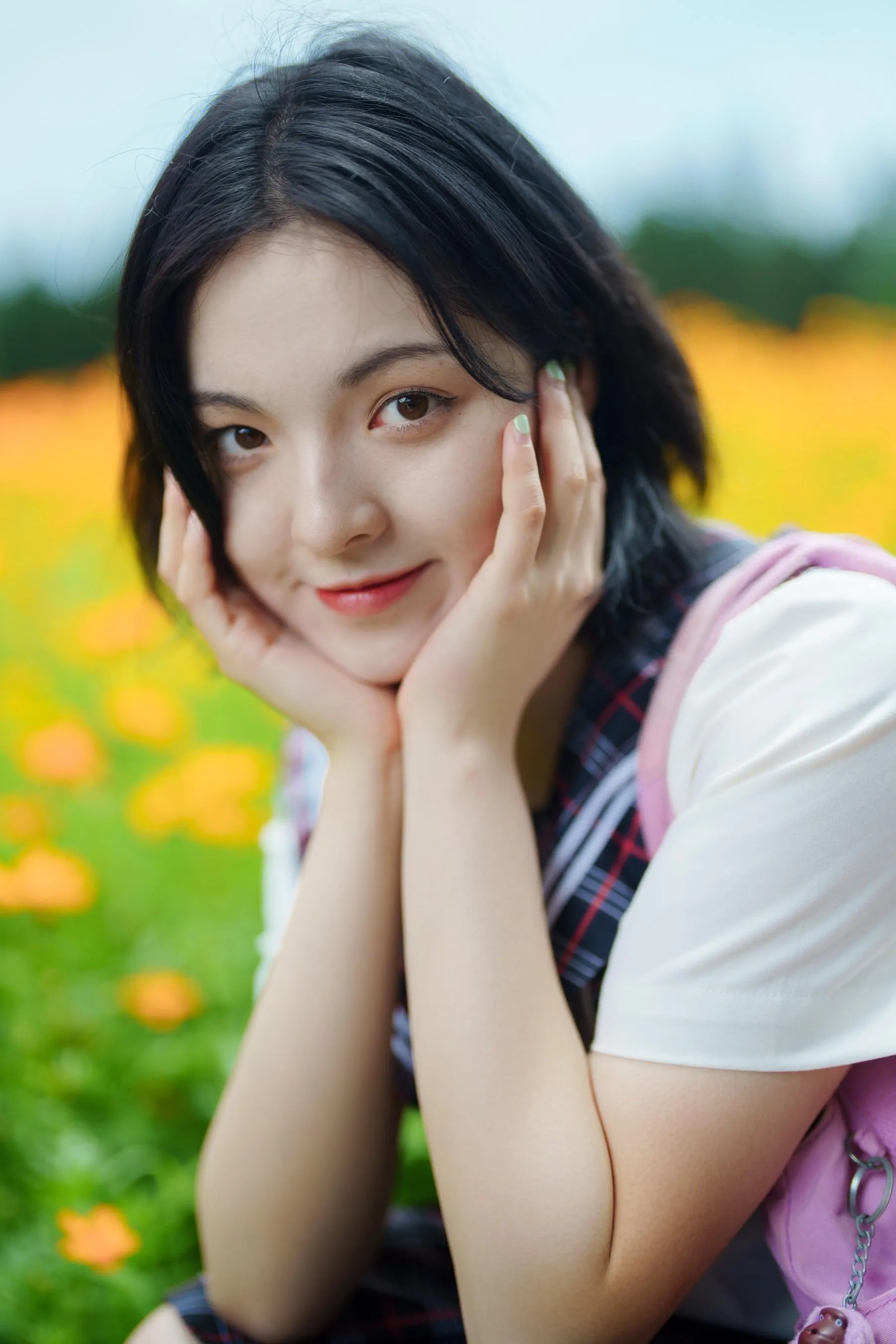 [YITUYU艺图语]2021.11.12 花田里的JK少女 dudu [51P]插图7